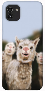 Чехол Funny llamas для Galaxy A03