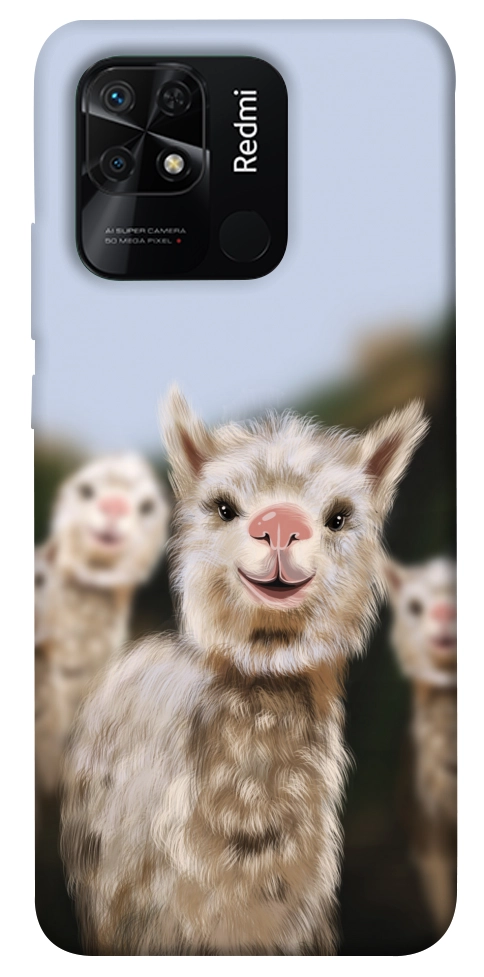 Чехол Funny llamas для Xiaomi Redmi 10C