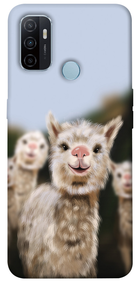 Чехол Funny llamas для Oppo A32