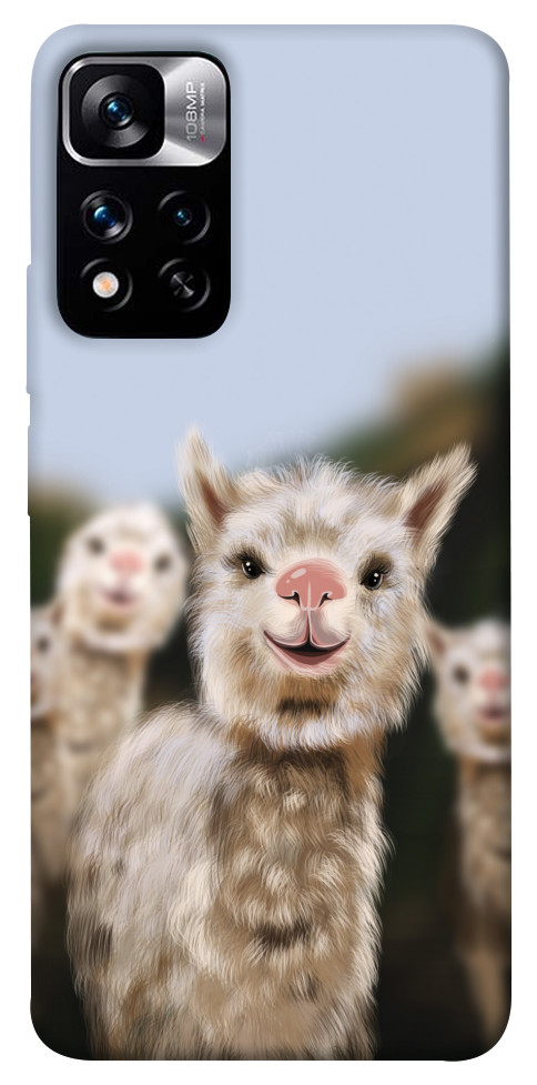 Чохол Funny llamas для Xiaomi Redmi Note 11 5G