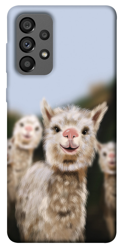 Чохол Funny llamas для Galaxy A73 5G