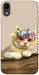 Чехол Cat in flowers для iPhone XR