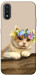 Чехол Cat in flowers для Galaxy A01