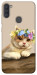 Чохол Cat in flowers для Galaxy A11 (2020)