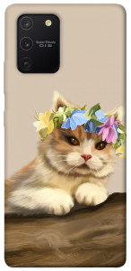 Чехол Cat in flowers для Galaxy S10 Lite (2020)