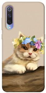Чехол Cat in flowers для Xiaomi Mi 9
