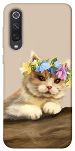 Чохол Cat in flowers для Xiaomi Mi 9 SE