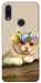 Чохол Cat in flowers для Xiaomi Redmi Note 7