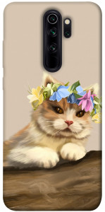 Чохол Cat in flowers для Xiaomi Redmi Note 8 Pro