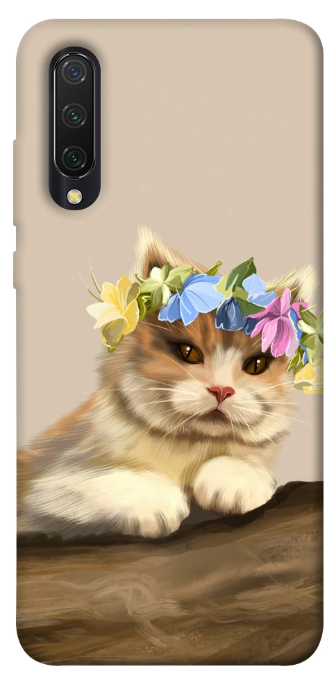 Чохол Cat in flowers для Xiaomi Mi CC9