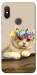 Чохол Cat in flowers для Xiaomi Redmi Note 6 Pro