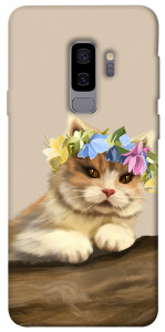 Чохол Cat in flowers для Galaxy S9+
