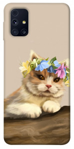 Чехол Cat in flowers для Galaxy M31s