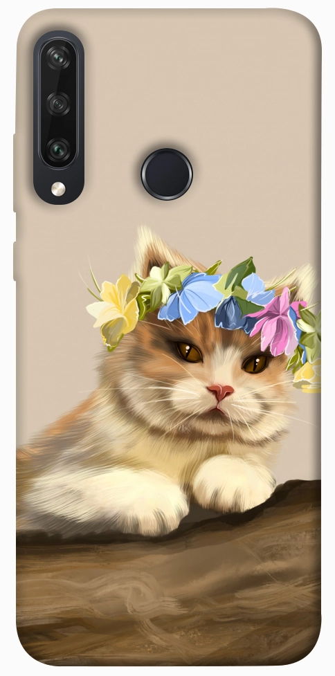 Чехол Cat in flowers для Huawei Y6p