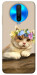 Чехол Cat in flowers для Xiaomi Poco X2