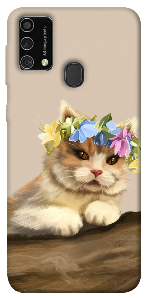 Чехол Cat in flowers для Galaxy M21s