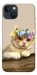 Чохол Cat in flowers для iPhone 13