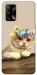 Чехол Cat in flowers для Oppo A74 4G