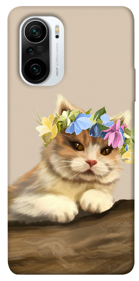 Чехол Cat in flowers для Xiaomi Mi 11i