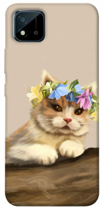 Чехол Cat in flowers для Realme C11 (2021)