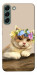 Чохол Cat in flowers для Galaxy S22+