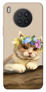 Чехол Cat in flowers для Huawei nova 8i