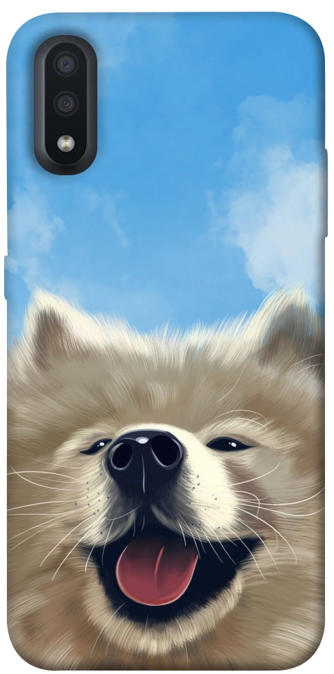 Чехол Samoyed husky для Galaxy A01