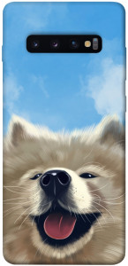 Чехол Samoyed husky для Galaxy S10 Plus (2019)