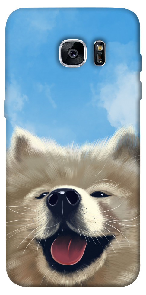 Чехол Samoyed husky для Galaxy S7 Edge