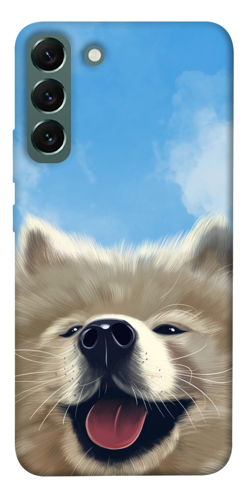 Чохол Samoyed husky для Galaxy S22+