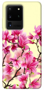 Чехол Цветы сакуры для Galaxy S20 Ultra (2020)