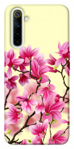 Чехол Цветы сакуры для Realme 6