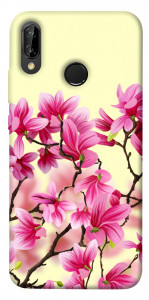 Чехол Цветы сакуры для Huawei P20 Lite