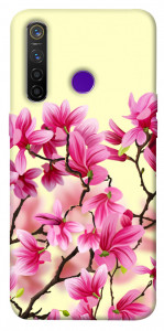 Чехол Цветы сакуры для Realme 5 Pro