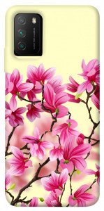 Чехол Цветы сакуры для Xiaomi Poco M3