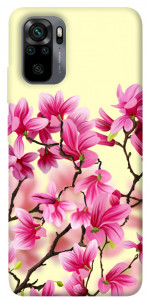 Чехол Цветы сакуры для Xiaomi Redmi Note 10