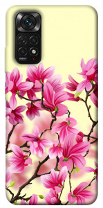 Чехол Цветы сакуры для Xiaomi Redmi Note 11 (Global)