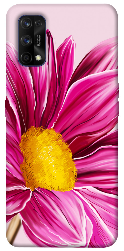 Чехол Яркие лепестки для Realme 7 Pro
