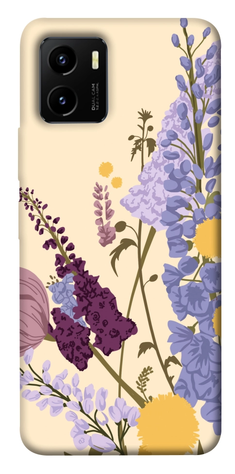 Чехол Flowers art для Vivo Y15s