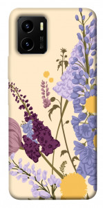 Чохол Flowers art для Vivo Y15s