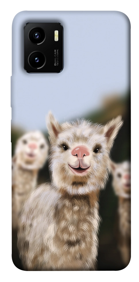 Чехол Funny llamas для Vivo Y15s