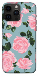 Чехол Розовый принт для iPhone 14 Pro Max