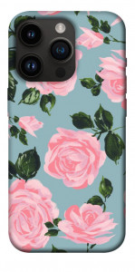Чехол Розовый принт для iPhone 14 Pro