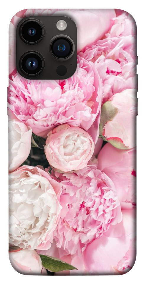 Чохол Pink peonies для iPhone 14 Pro Max