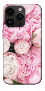 Чехол Pink peonies для iPhone 14 Pro
