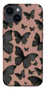 Чехол Порхающие бабочки для iPhone 14