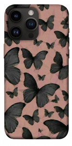 Чехол Порхающие бабочки для iPhone 14 Pro Max