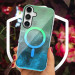 Фото Чехол TPU Shiny Mountain (MagFit) для Samsung Galaxy S24 (Green / Blue) в магазине vchehle.ua