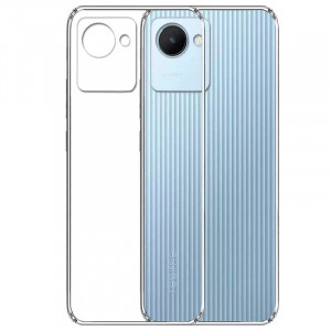 TPU чехол Epic Transparent 1,5mm Full Camera для Realme C30s