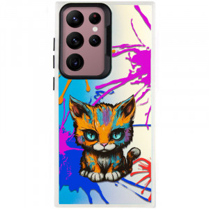 TPU+PC чохол TakiTaki Graffiti magic glow на Samsung Galaxy S22 Ultra